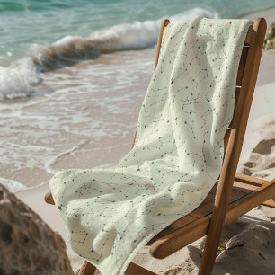 Himmelsmomik — Nahtloses Muster Strandtuch