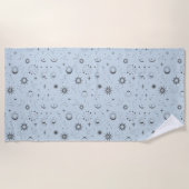 Himmelsmomik — Nahtloses Muster Strandtuch (Vorderseite)