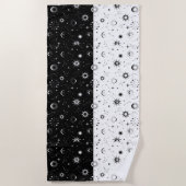 Himmelsmomik — Nahtloses Muster Strandtuch (Vorderseite)