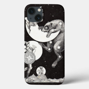 Himmelsmond Himmel Universum Gott Nacht Illustrati Case-Mate iPhone Hülle