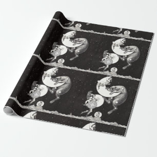 Himmelsmond Himmel Universum Gott Nacht Illustrati Geschenkpapier