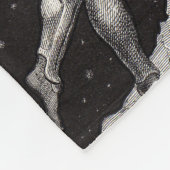 Himmelsmond Himmelswelt Gottes Nacht Illustration Fleecedecke (Ecke)