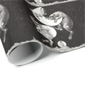 Himmelsmond Himmelswelt Gottes Nacht Illustration Geschenkpapier (Rolleneckpunkt)