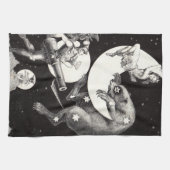 Himmelsmond Himmelswelt Gottes Nacht Illustration Handtuch (Horizontal)