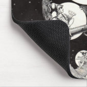 Himmelsmond Himmelswelt Gottes Nacht Illustration Mousepad (Ecke)