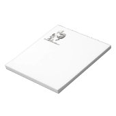 Himmelsmond Himmelswelt Gottes Nacht Illustration Notizblock (Rotiert)