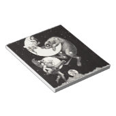 Himmelsmond Himmelswelt Gottes Nacht Illustration Notizblock (angewinkelt)