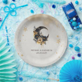 Himmelsmond, Stars Pappteller (Party)