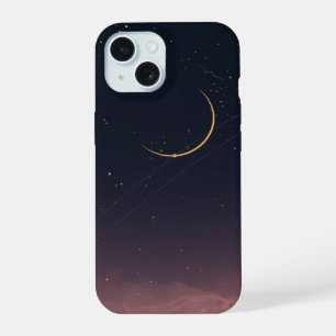 Himmelsmond Sterne Handyhülle iPhone 15 Hülle