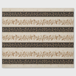Himmelsmond Sterne Weiß Gold Wintersonnenwende Geschenkpapier