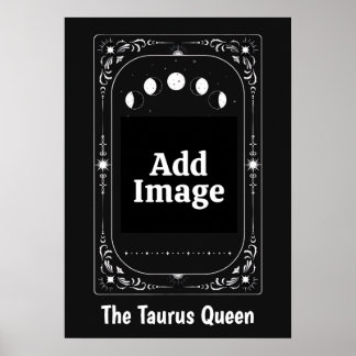 Himmelsmond Tarot Sternzeichen Geschenk Astrologie Poster