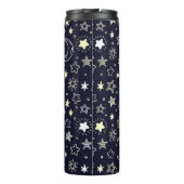 Himmelsmond und Sterne Thermosbecher (Rückseite)