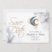 Himmelsmonde, Stars Save the Date Karte (Vorderseite)