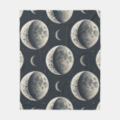 Himmelsmondphase (1) fleecedecke (Vorderseite)