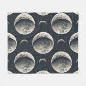 Himmelsmondphase (1) fleecedecke (Vorderseite (Horizontal))