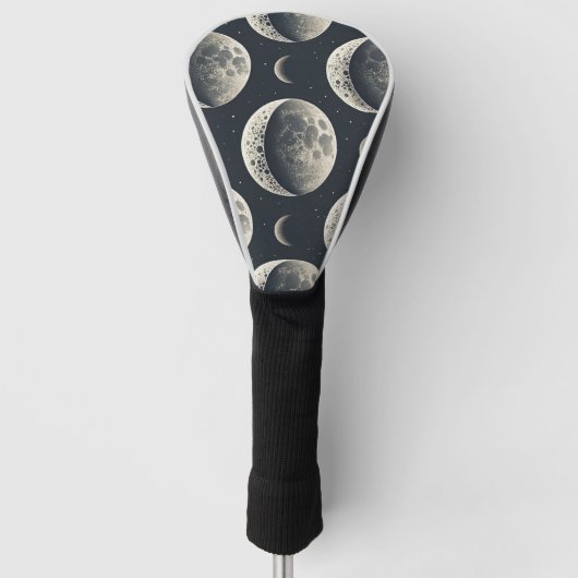 Himmelsmondphase (1) golf headcover (Vorderseite)