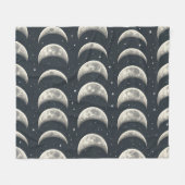 Himmelsmondphase (3) fleecedecke (Vorderseite (Horizontal))