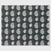 Himmelsmondphase (3) geschenkpapier (Flach)