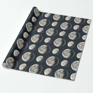 Himmelsmondphase (3) geschenkpapier