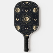 Himmelsmondphase (4) pickleball schläger (Rückseite)