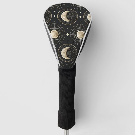 Himmelsmondphase (5) golf headcover (Vorderseite)