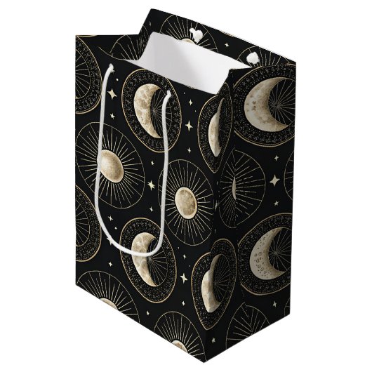 Himmelsmondphase (5) mittlere geschenktüte (Vorderseite Schrägansicht)