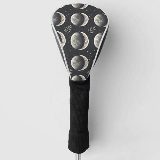 Himmelsmondphase (6) golf headcover (Vorderseite)