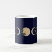 Himmelsmondphase Kaffeetasse (Mittel)