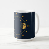 Himmelsmondphasen-Kaffeetasse Kaffeetasse (VorderseiteRechts)