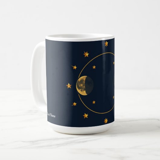 Himmelsmondphasen-Kaffeetasse Kaffeetasse (Vorderseite Links)