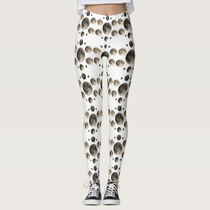 Himmelsmondphasen Mandala Astronomie Kunst Leggings