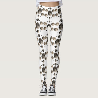 Himmelsmondphasen Mandala Astronomie Kunst Leggings