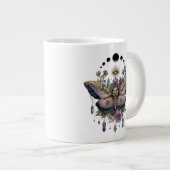 Himmelsmondphasen-Motte  Jumbo-Tasse (Vorderseite Rechts)