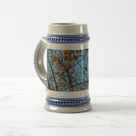 Himmelsmuster Bierglas (Vorderseite Links)