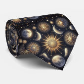 Himmelsmuster-Diamant Krawatte (Gerollt)