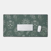 Himmelsmuster von Katzen der dritten Ecke Schreibtischunterlage (Tastatur & Maus)