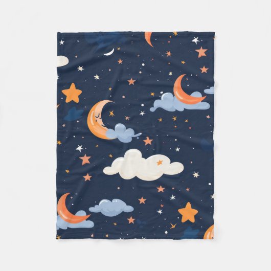 Himmelsmusterpapier-Astronomie Fleecedecke (Vorderseite)