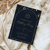 Himmelsmystische Elemente beginnen 50. Geburtstag Einladung