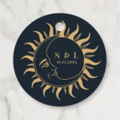 Himmelsmystische Elemente - Sternzeichen Geschenkanhänger (Rückseite)