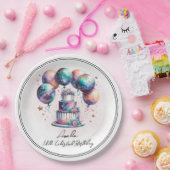 Himmelsmystische kosmische Astrologie Geburtstagsp Pappteller (Party)