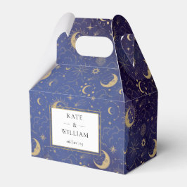 Himmelsmystische Sterne und Mondhochzeiten Geschenkschachtel