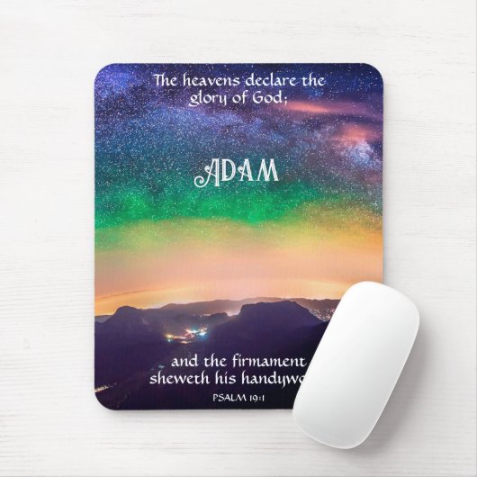 Himmelsnacht Himmelbett 19:1 Schrift Verse Mousepad (Mit Mouse)