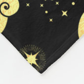 Himmelsnachthimmel Fleecedecke (Ecke)