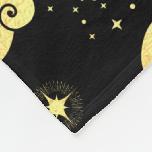 Himmelsnachthimmel Fleecedecke (Ecke)