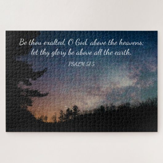 Himmelsnächtliche Himmelsschrift Puzzle (Horizontal)