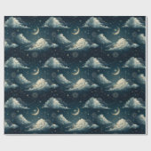 Himmelsnächtlicher Himmelspapier Geschenkpapier (Flach)