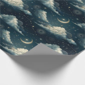Himmelsnächtlicher Himmelspapier Geschenkpapier (Ecke)