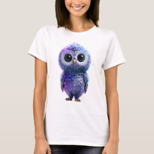 Himmelsnebel-Galaxie-Käuzchen-Frauen T-Shirt