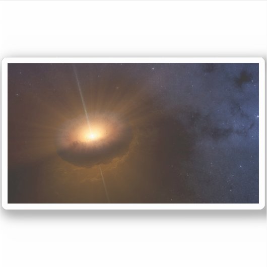 Himmelsobjekt Cx330. Aufkleber (Vorderseite)