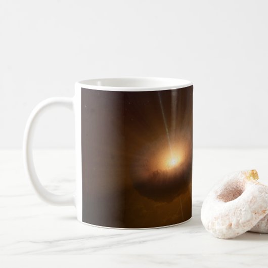 Himmelsobjekt Cx330. Kaffeetasse (Mit Donut)